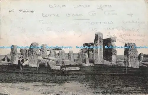 R327444 Stonehenge A Smee Postkarte 1909