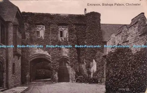 R325780 Chichester Eingang Bishops Palace Valentines Serie 1916