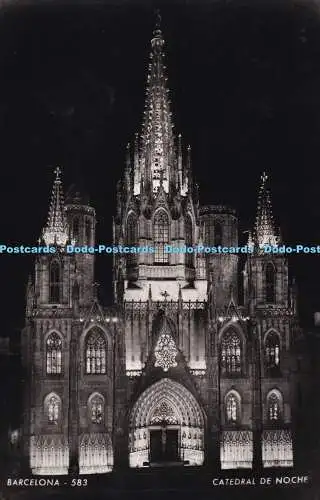 R325783 Barcelona Catedral de Noche A Zerkowitz S G E L