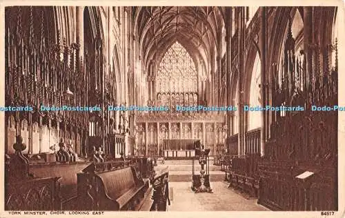 R330123 York Minster Choir Looking East Photochrom