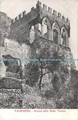 R328703 Taormina Avanzi della Badia Vecchia Postkarte