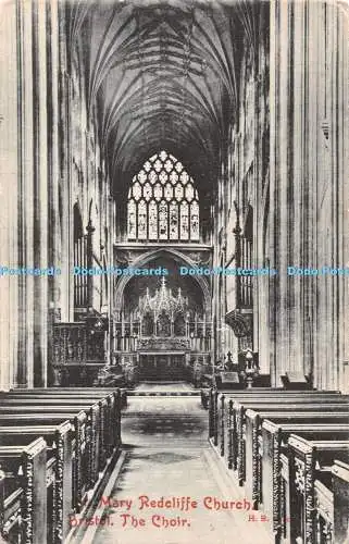 R328706 St Mary Redcliffe Church Bristol The Choir H B and Co