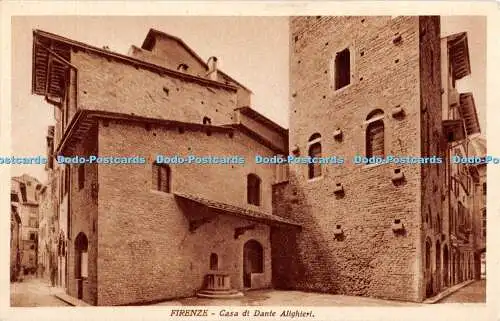 R330139 Firenze Casa di Dante Alighieri Postkarte