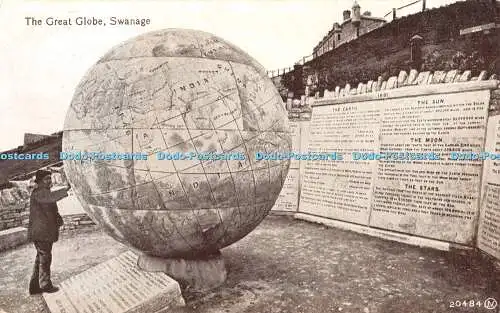 R327505 Swanage The Great Globe Valentines Serie 1923