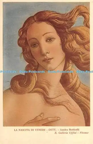 R330143 Firenze R Galleria Uffizi La Nascita di Venere Dett Sandro Botticelli L