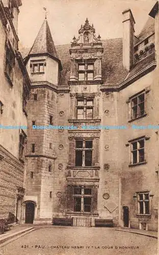 R328750 Pau 421 Chateau Henri IV La Cour D Honneur Phototypie Labouche Freres