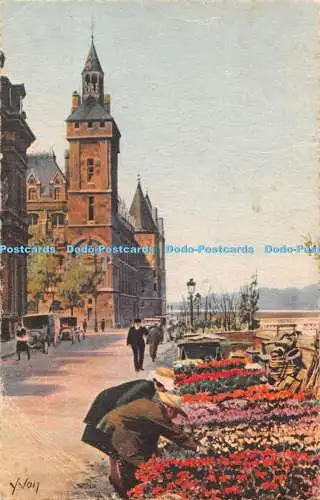 R328771 Paris En Flanant Der Blumenmarkt Les Editions D Art Yvon 1933