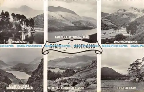 R325896 Gems of Lakeland Blea Tarn Langdale Pikes Friars Crag Ashness Bridge H W