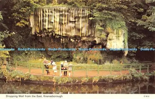 R325933 Knaresborough Fallbrunnen aus dem Osten E T W D und S Fallbrunnen Es