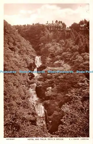 R330357 Hotels and Falls Devil Bridge D J Davies Lampeter