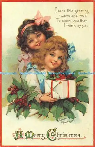 R330409 Frohe Weihnachten sende ich diese Grußwarme und wahre Halcyon Karten