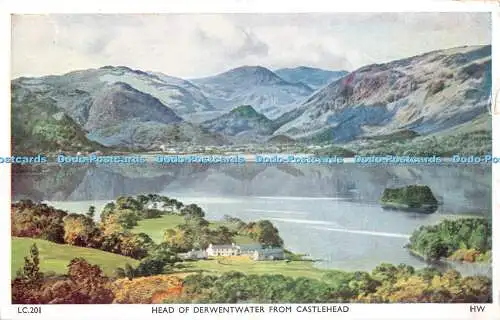 R326075 Head of Derwentwater von Castlehead H Webster 1961