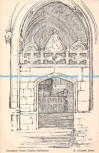 R332211 Consistory Court Chester Cathedral E Blanche Jones