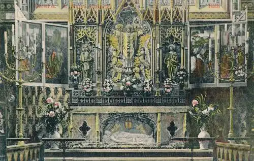 PC66232 Reredos. St. Marys Bathwick. Bad. Milton. Glasette. Nr 1760