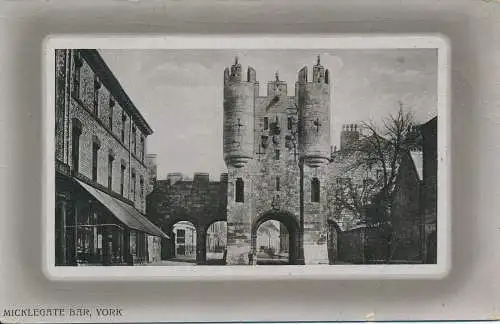 PC66951 Micklegate Bar. York. Valentine