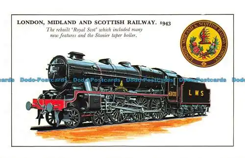 R083334 London Midland and Scottish Railway 1943. Der umgebaute Royal Scot, den ich