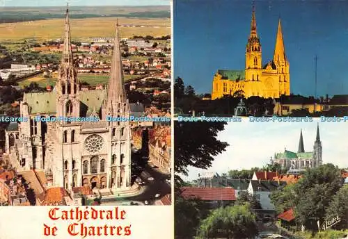 D070538 Cathedrale de Chartres. Valoire. Multi View. 1974