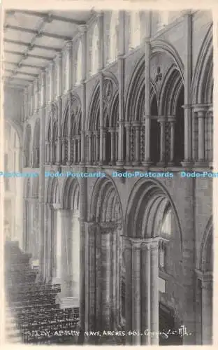 R330437 Selby Abbey Nave Arches Alfred J Loughton