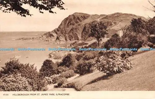 R327827 Ilfracombe Hillsborough von St James Park