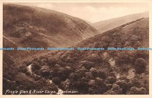 R329051 Dartmoor Fingle Glen and River Teign L Thorn Frith Serie Nr 62444