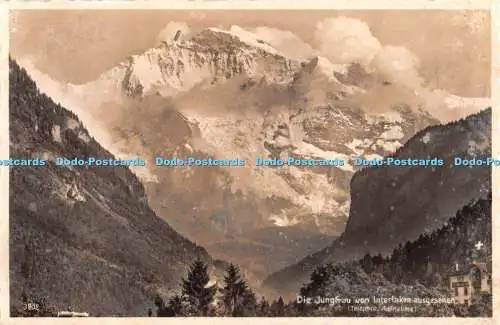 R332275 3202 Die Jungfrau von Interlaken gesehen Telephot Aufnahme Perrochet