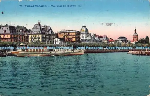 R327893 Evian les Bains Vue prise de la Jetee LL 73 Levy and Neurdein Reunis 193