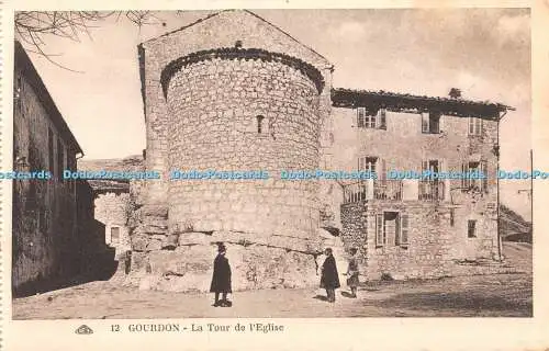 R329164 Gourdon La Tour de l Eglise C A P Alsacienne des Arts Photomecaniques
