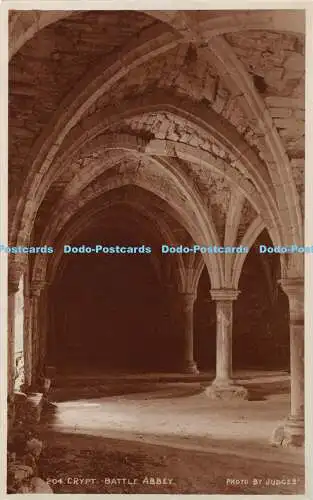 R330594 Battle Abbey Crypt Judges 204 Postkarte