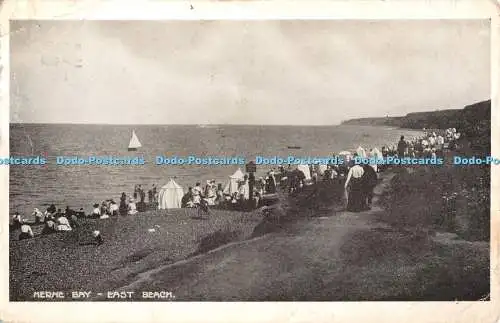 R327977 Herne Bay East Beach Postkarte 1912