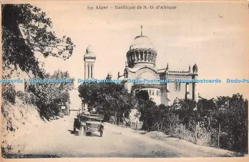 R330658 Alger Basilique de N D d Afrique Postkarte