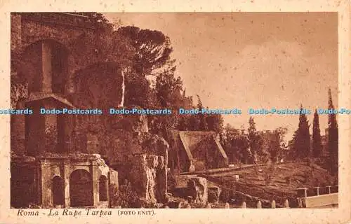 R329255 Roma La Rupe Tarpea Foto Enit Edizione Adolfo Como
