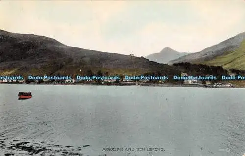 R330759 Arrochar und Ben Lomond Valentine Colourtone Serie 1927