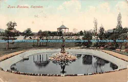 R329337 Swindon Town Gardens Valentine Serie 1909