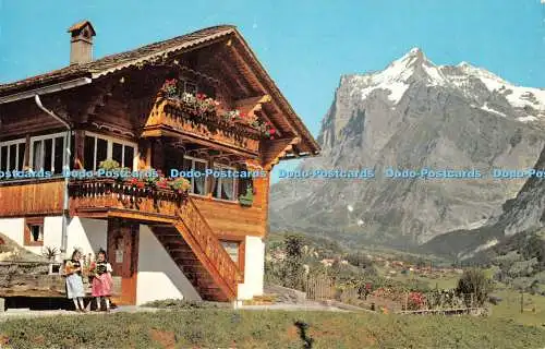 R334362 Grindelwald Wetterhorn Hotel Hirschen Gunten am Thunersee Berner Oberlan