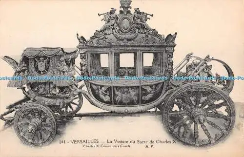 R332551 144 Versailles la Voiture du Sacre de Charles X Charles X Coronations Co