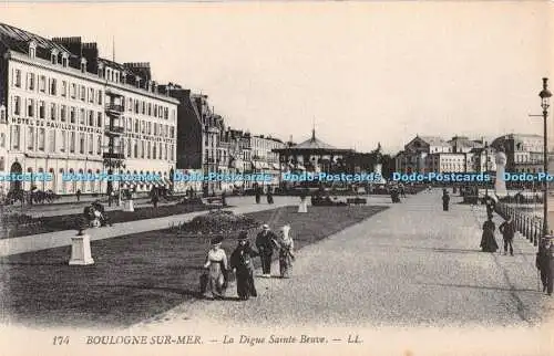 R329363 Boulogne Sur Mer La Digue Sainte Beuve LL 174 Levy Fils Modele Depose