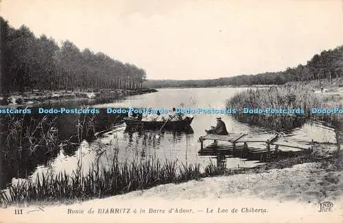 R329393 Route de Biarritz a la Barre d Adour Le Lac de Chiberta Anciens Etab Neu