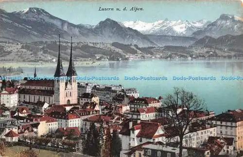 R334437 Luzern u d Alpen E Goetz Nr 4237