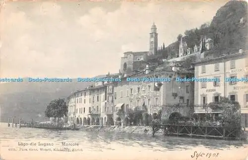 R329431 Morcote Lago die Lugano Gebr Wehrli Kilchberg Lato Riservato all Indiriz