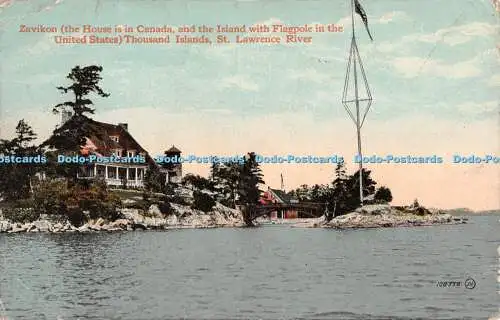 R332705 Zavikon Thousand Island St Lawrence River 108358 Valentine 1917