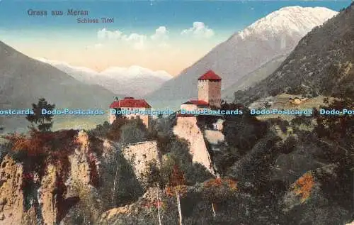 R330939 Gruss aus Meran Schloss Tirol Karl Steinhaus Nr 60