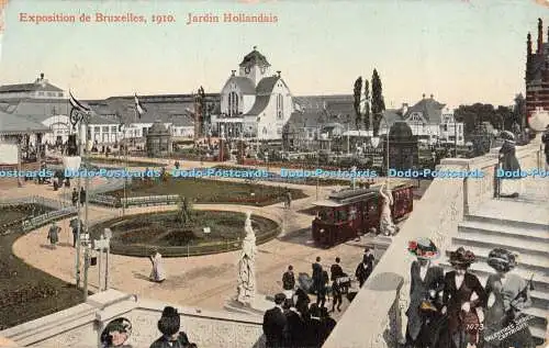 R329676 Jardin Hollandais Exposition de Bruxelles1910 Valentine 1911