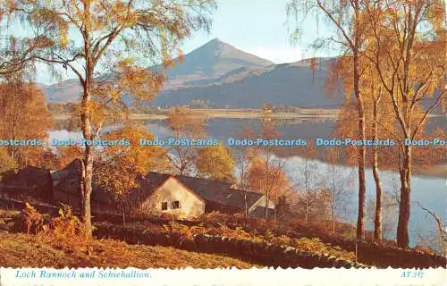 R331124 Loch Rannoch und Schiehallion Valentine Valchrome 1968
