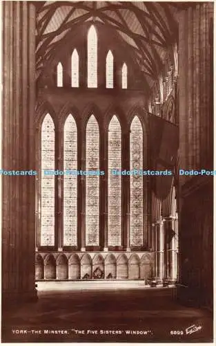 R334740 York The Minster The Five Sisters Window 6899 Walter Scott RP