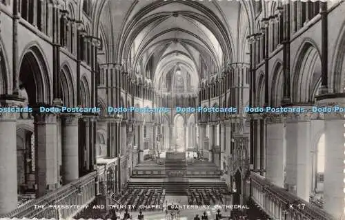 R332930 The Presbytery and Trinity Chapel Canterbury Cathedral K 17 Valentines R