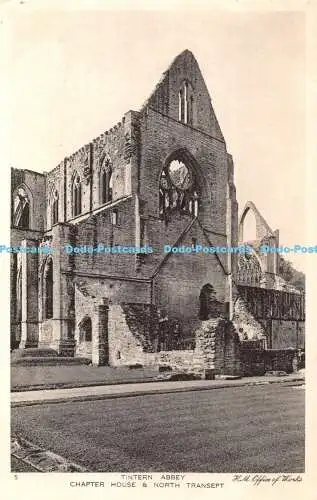R334794 5 Tintern Abbey Chapter House and North Transept H M Office of Works The