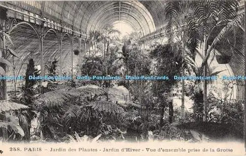 R331217 Paris Jardin des Plantes Jardin d Hiver Vue d ensemble prise de la Grott