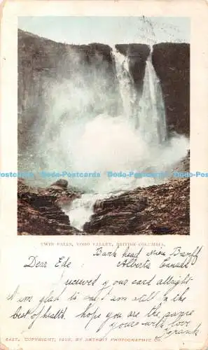 R3344833 Twin Falls Yoho Valley British Columbia 6427 1902 Detroit Photographic 1