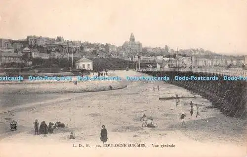 R334838 L D B 12 Boulogne Sur Mer Vue generale