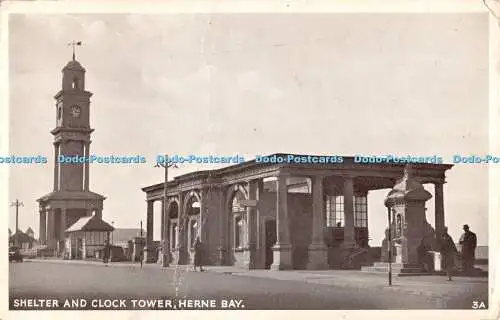 R333042 Unterstand und Uhrturm Herne Bay 3A 1952